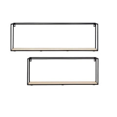 Brixton Set of 2 Cuboid Wall Shelf
