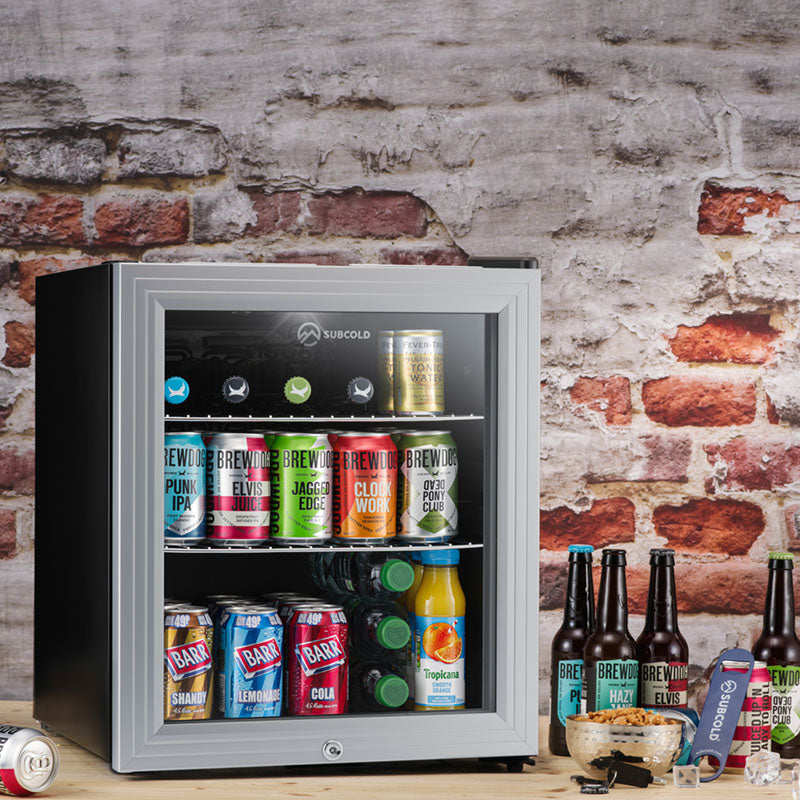 Subcold Super 50 LED Beer Fridge | Compact Beverage Cooler – Man Cave Geek