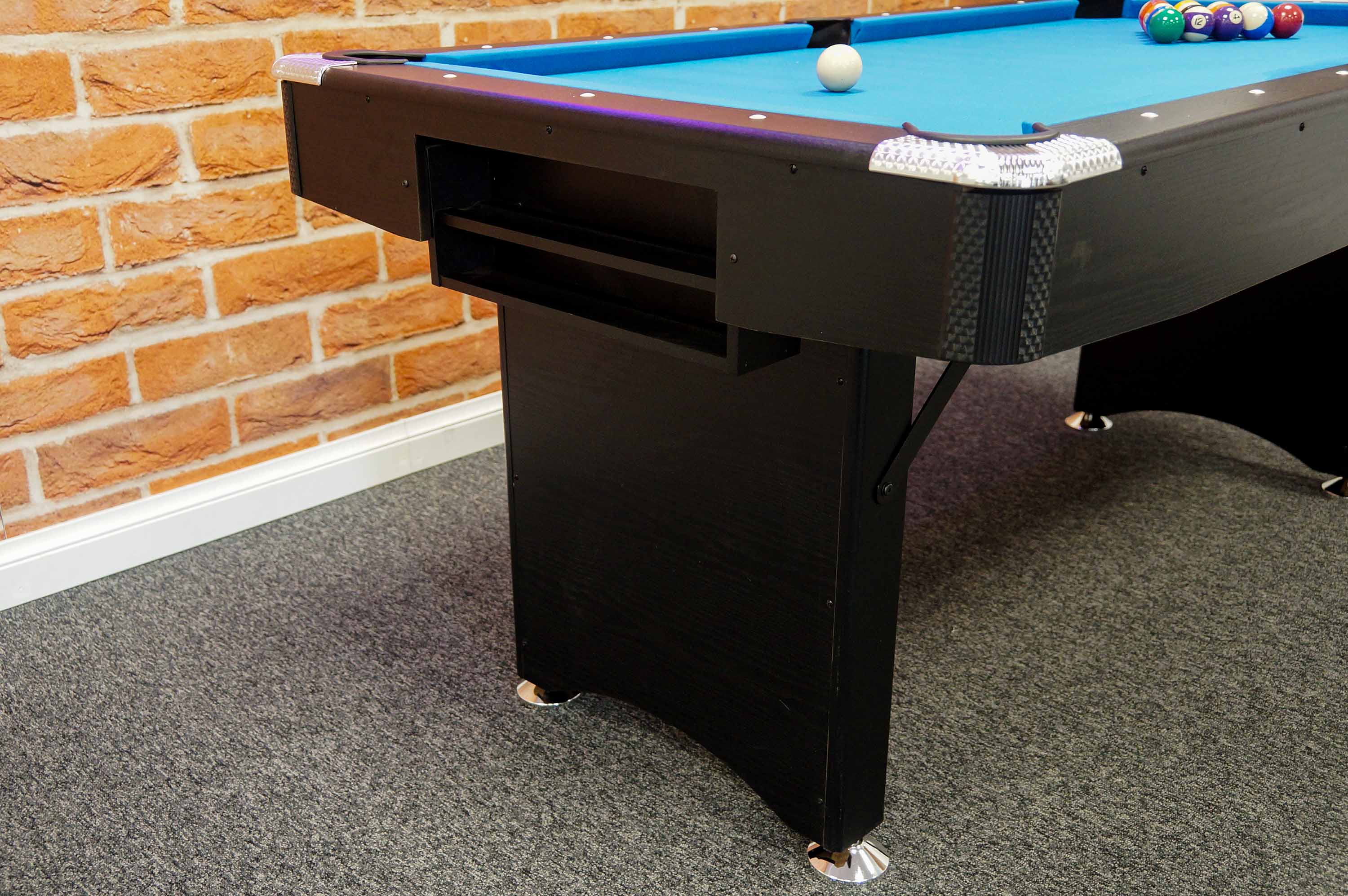 Signature Stewart Folding Leg Pool Table Man Cave Geek