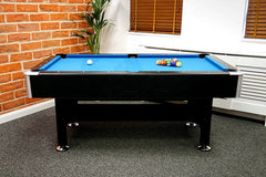 Signature Dean Pool Table: Black Finish