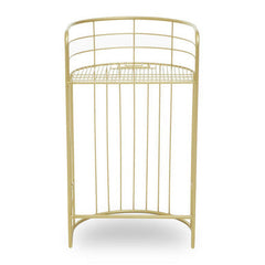 Rabia Gold Finish Bar Chair