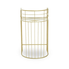 Rabia Gold Finish Bar Chair