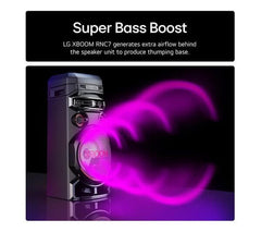 LG XBOOM RNC7 Bluetooth Megasound Party Speaker for Man Caves and Games Rooms
