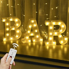 LED BAR Sign - Marquee Letter Lights