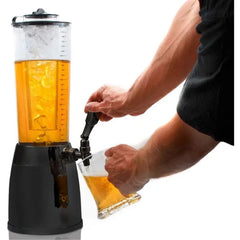 Beer Tower Beer Dispenser with Ice Cooler