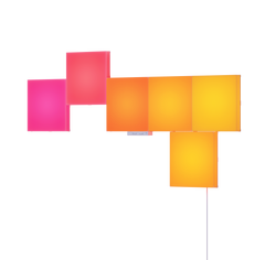 Nanoleaf Blocks Squares Smarter Kit (6-Pack) | Modular RGB Wall Lights with Display Storage for Man Caves & Games Rooms