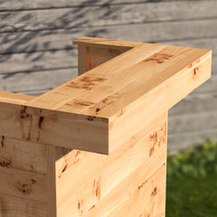 Rustic Wooden Pallet Garden Bar & Pub Shed (100cm)