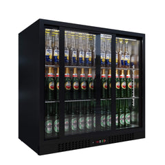 Empire Double Door 208L Bottle Cooler – B Energy Rated Sliding Door Commercial Back Bar Fridge | CL-210S