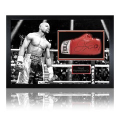 Floyd Mayweather Jr Signed Glove Iconic Frame