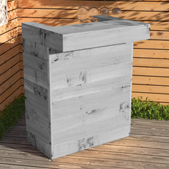 Compact Rustic Wooden Pallet Garden Bar & Pub Shed