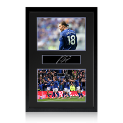 Jack Grealish Signed Everton Plaque Iconic Frame
