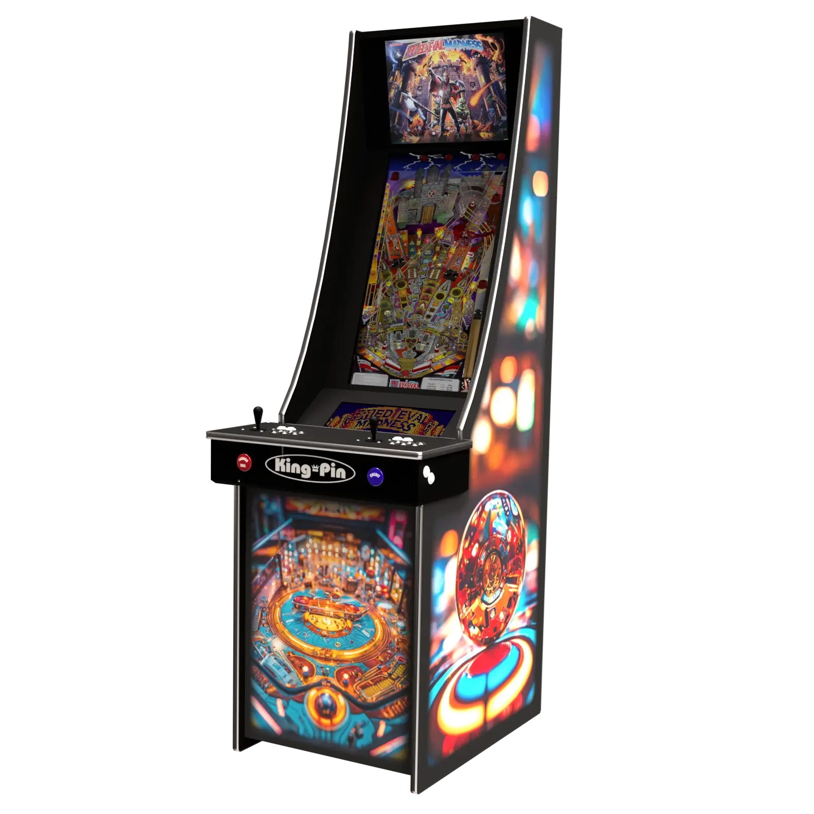 King-Pin Stand Up Virtual Pinball Machine