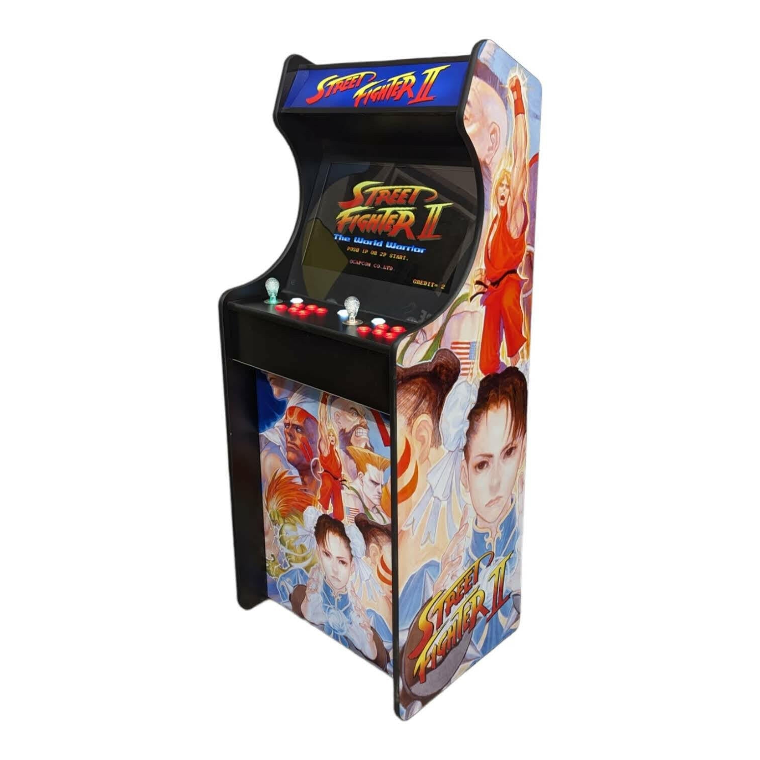 Street Fighter Retro Full Size Arcade Machine for Man Cave and Games Room