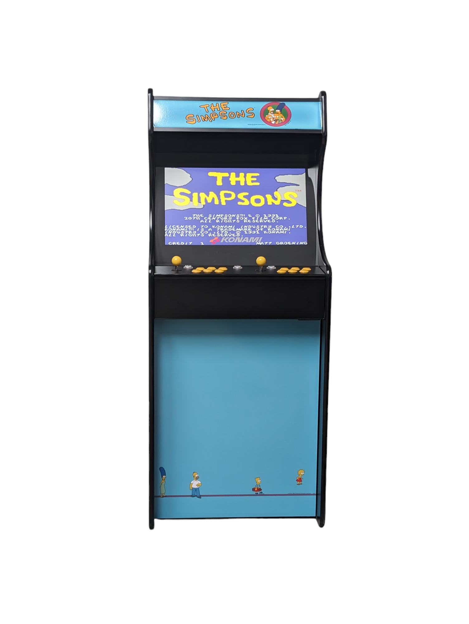 Simpsons Retro Full Size Arcade Machine for Man Cave and Games Room