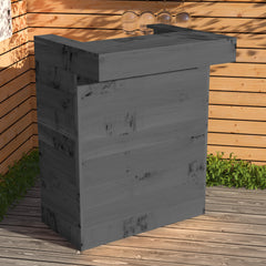 Compact Rustic Wooden Pallet Garden Bar & Pub Shed