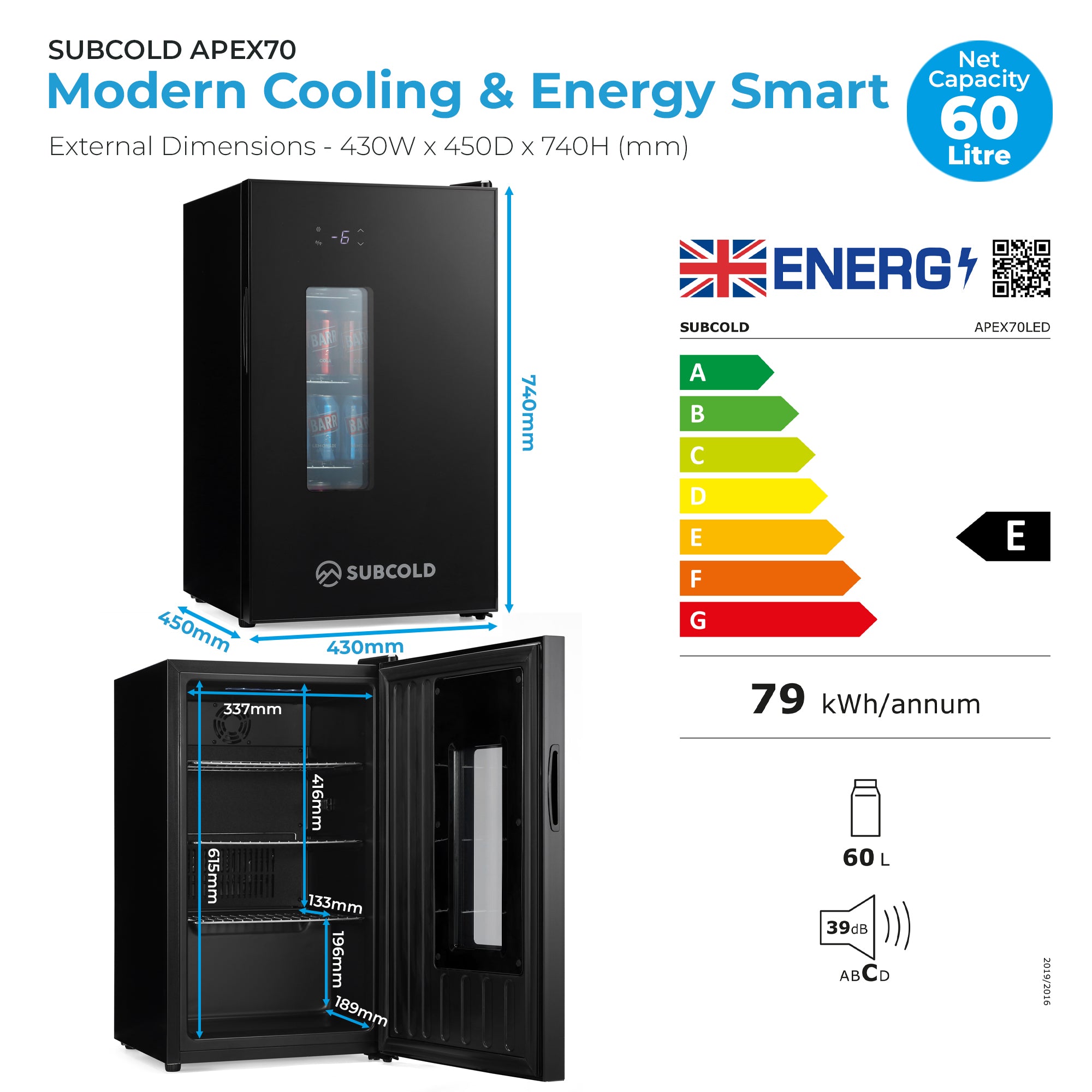Subcold Apex70 Beer Fridge – Man Cave Geek