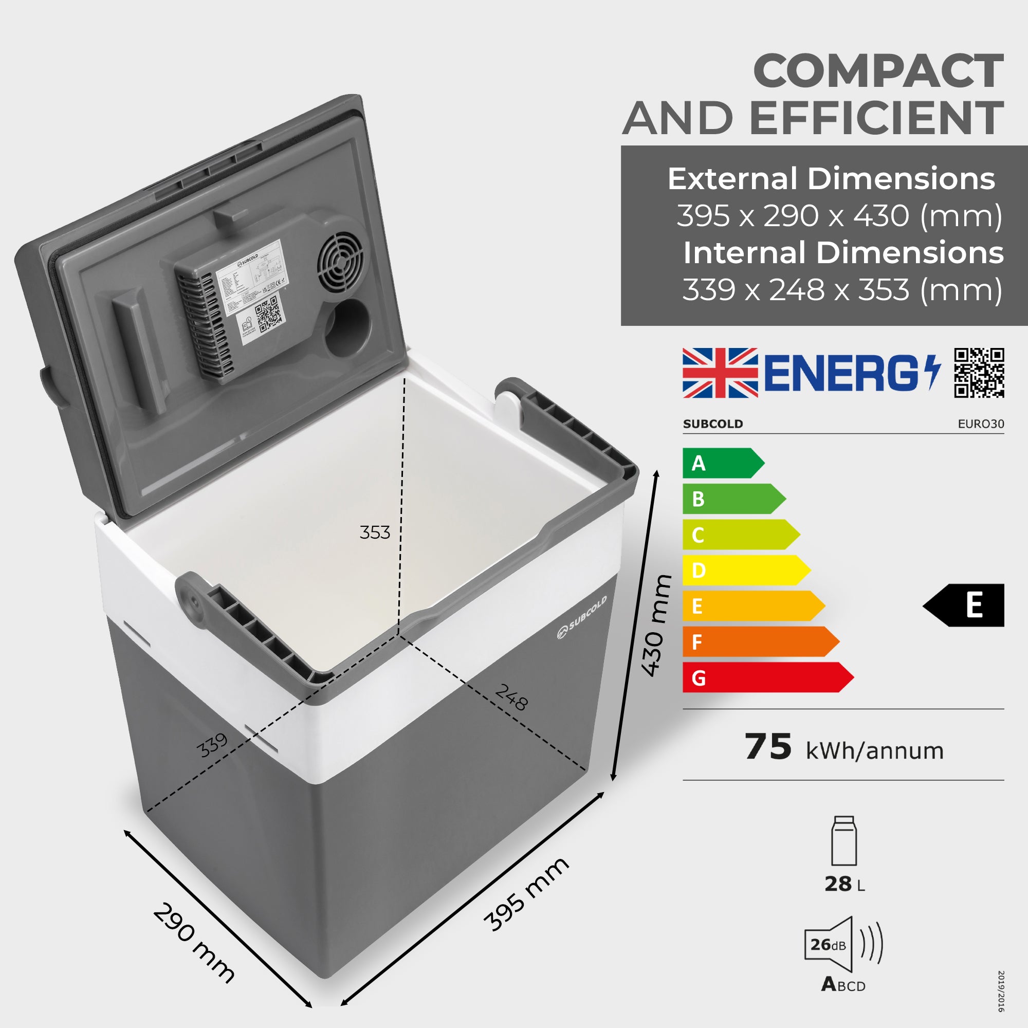 Subcold Euro30 Thermoelectric Cool Box – Man Cave Geek