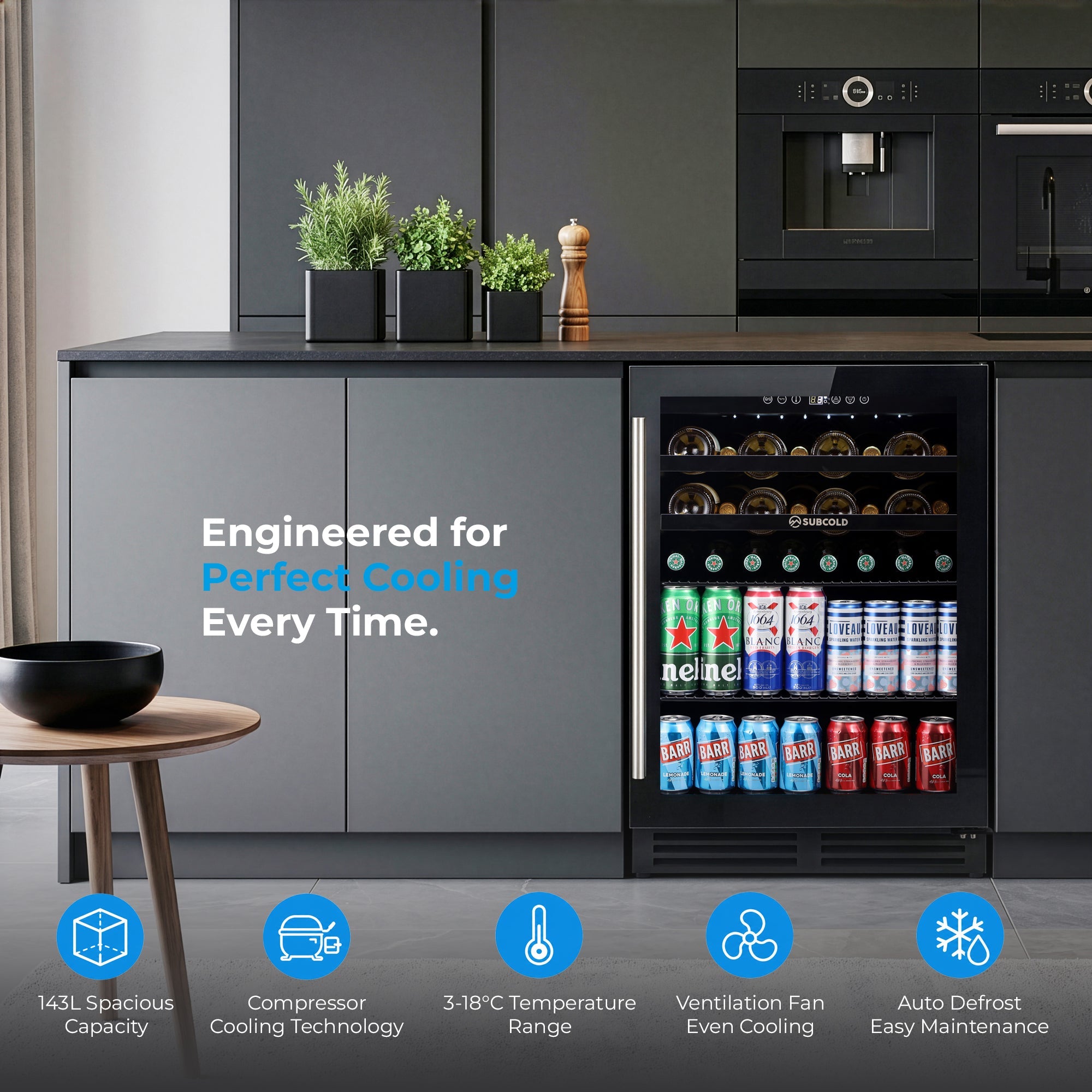 Subcold Integra60 Integrated Wine Cooler