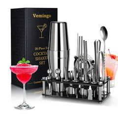 Cocktail Making Kit - Stainless Steel Bar Set