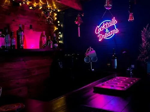 カクテルグラス ネオンライト Cocktails & Dreams カクテルグラス ネオンライト Cocktails & Dreams カクテル