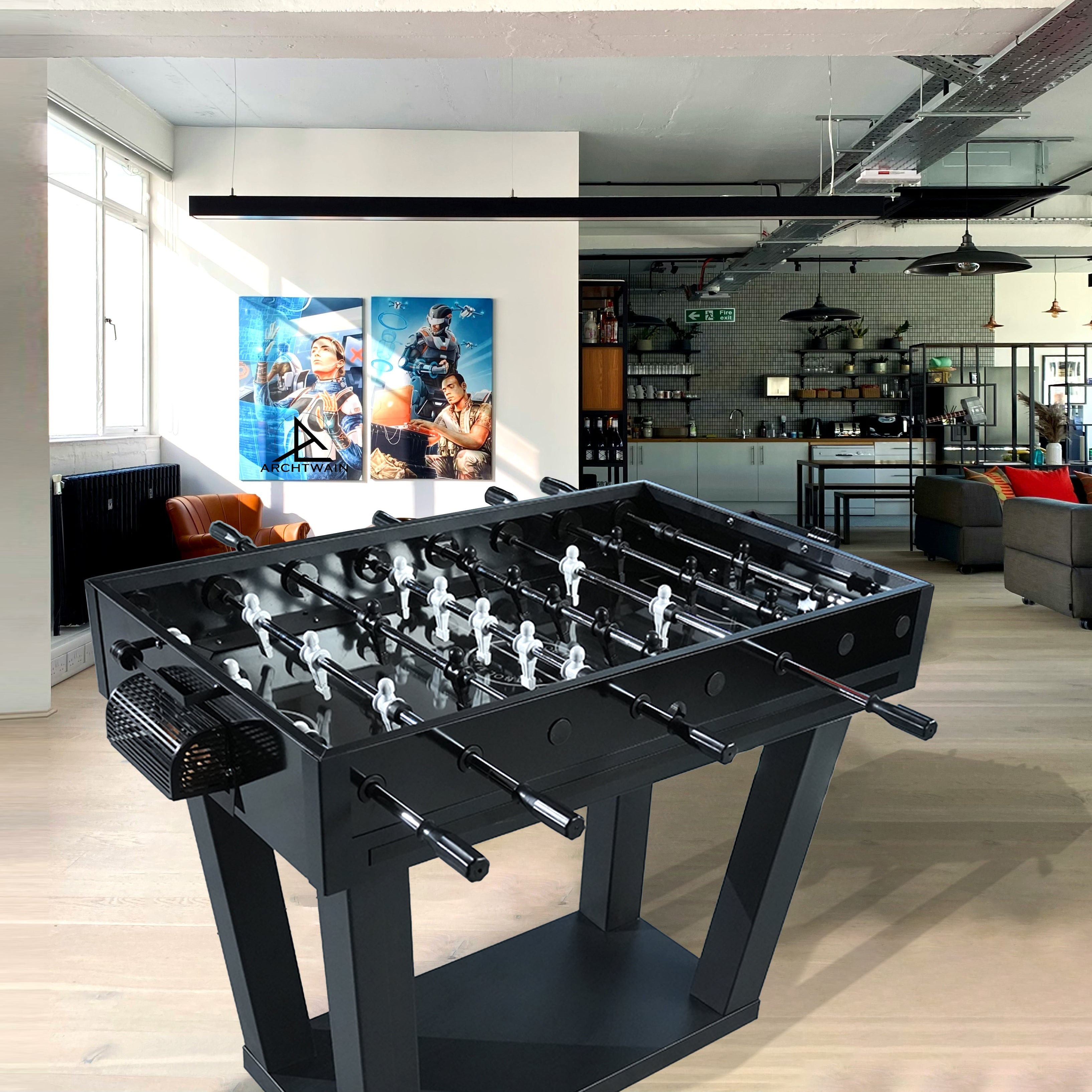 Archtwain Premium Football Table | Luxury, High-End Football Table for Man Caves & Games Rooms