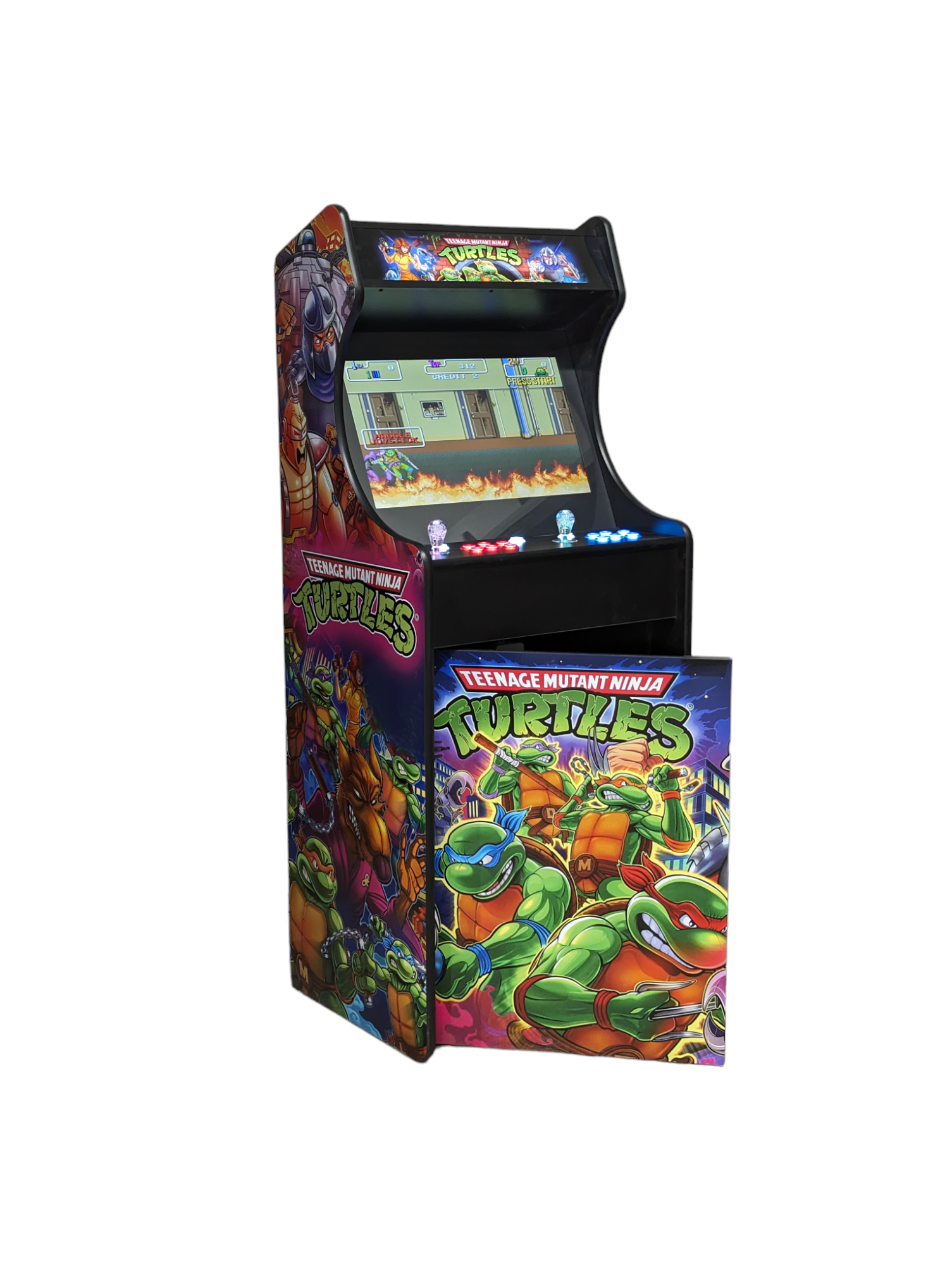 Teenage Mutant Ninja Turtles Retro Full Size Arcade Machine for Man Cave and Games Room