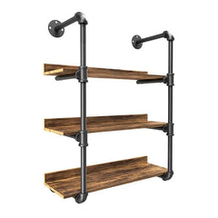 Metal Industrial Pipe Shelf