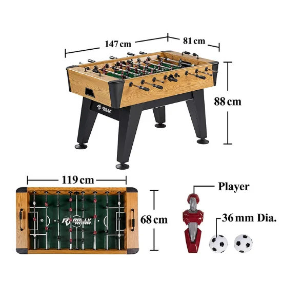 Rally and Roar Foosball Table Key Features