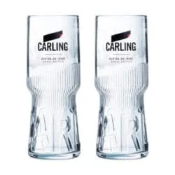 Carling Pint Glasses CE 20oz / 568ml (Set of 2)