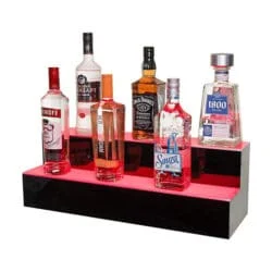 LED 2 Tier Liquor Shelf