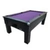 7ft Matt Black Pool Table – Geordie Pool