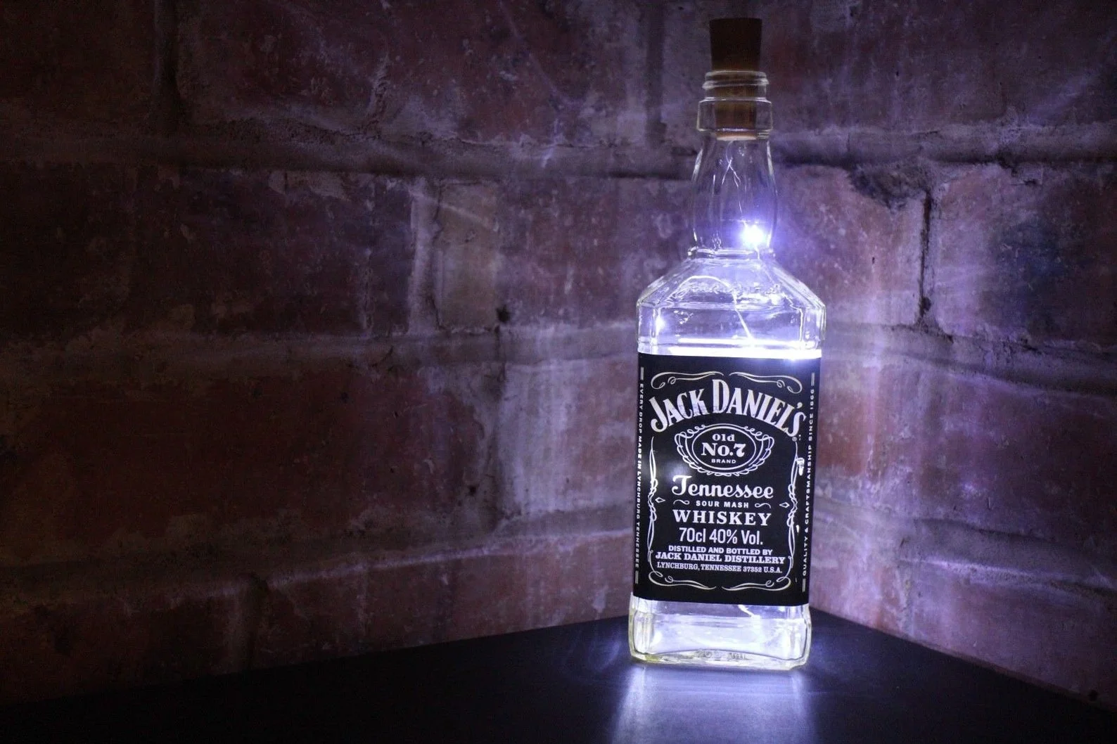 Jack Daniels Whisky Bottle Lamp