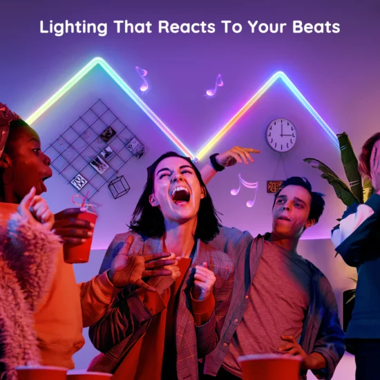 Lighting that reacts to your beats