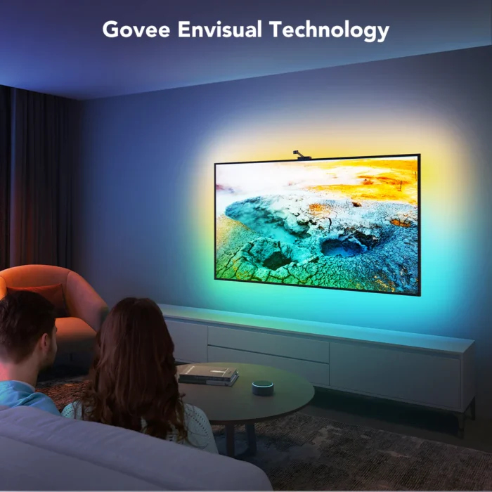 Govee TV LED Backlight, RGBIC TV Backlight for 40-50 inch TVs, Smart LED  Lights for TV with Bluetooth Wi-Fi & App Control, Works with Alexa & Google